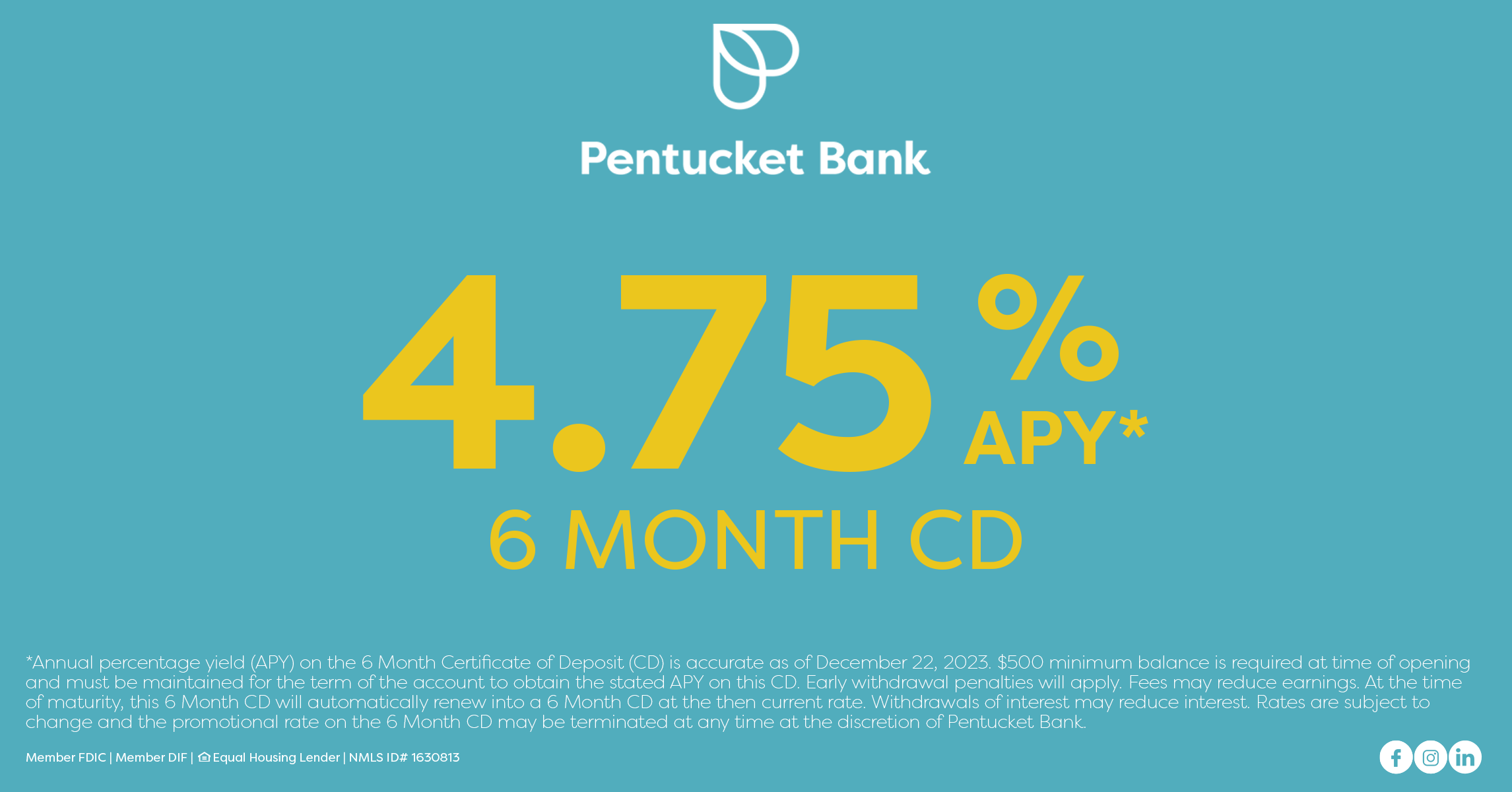 6 month certificate of deposit